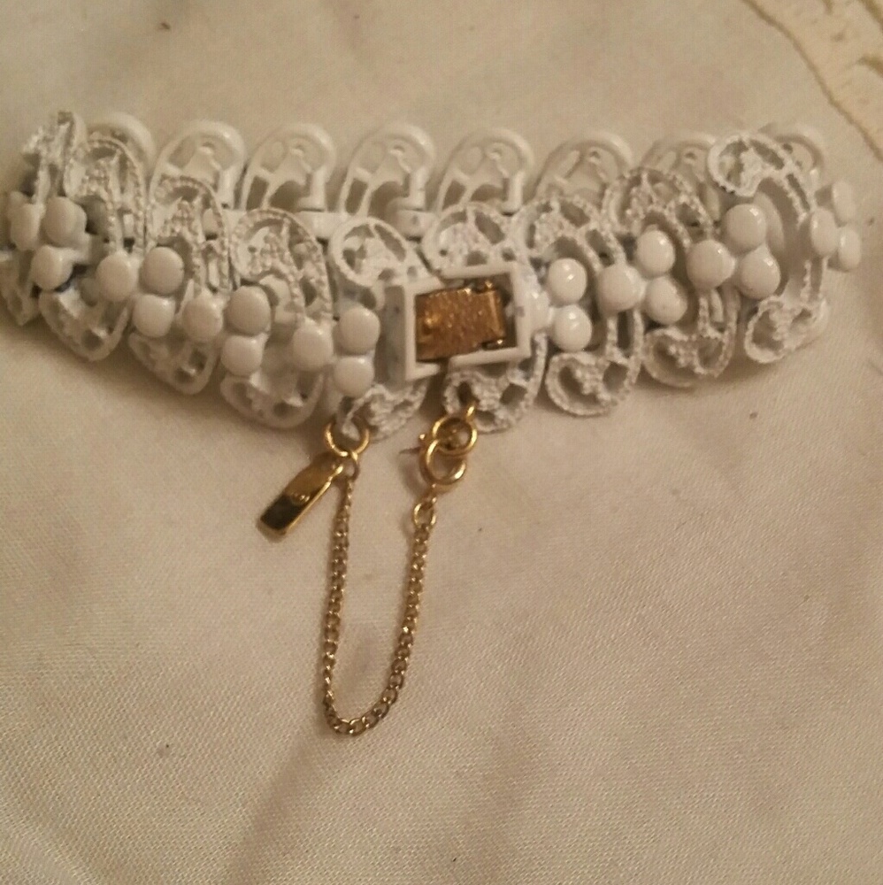 White bracelet